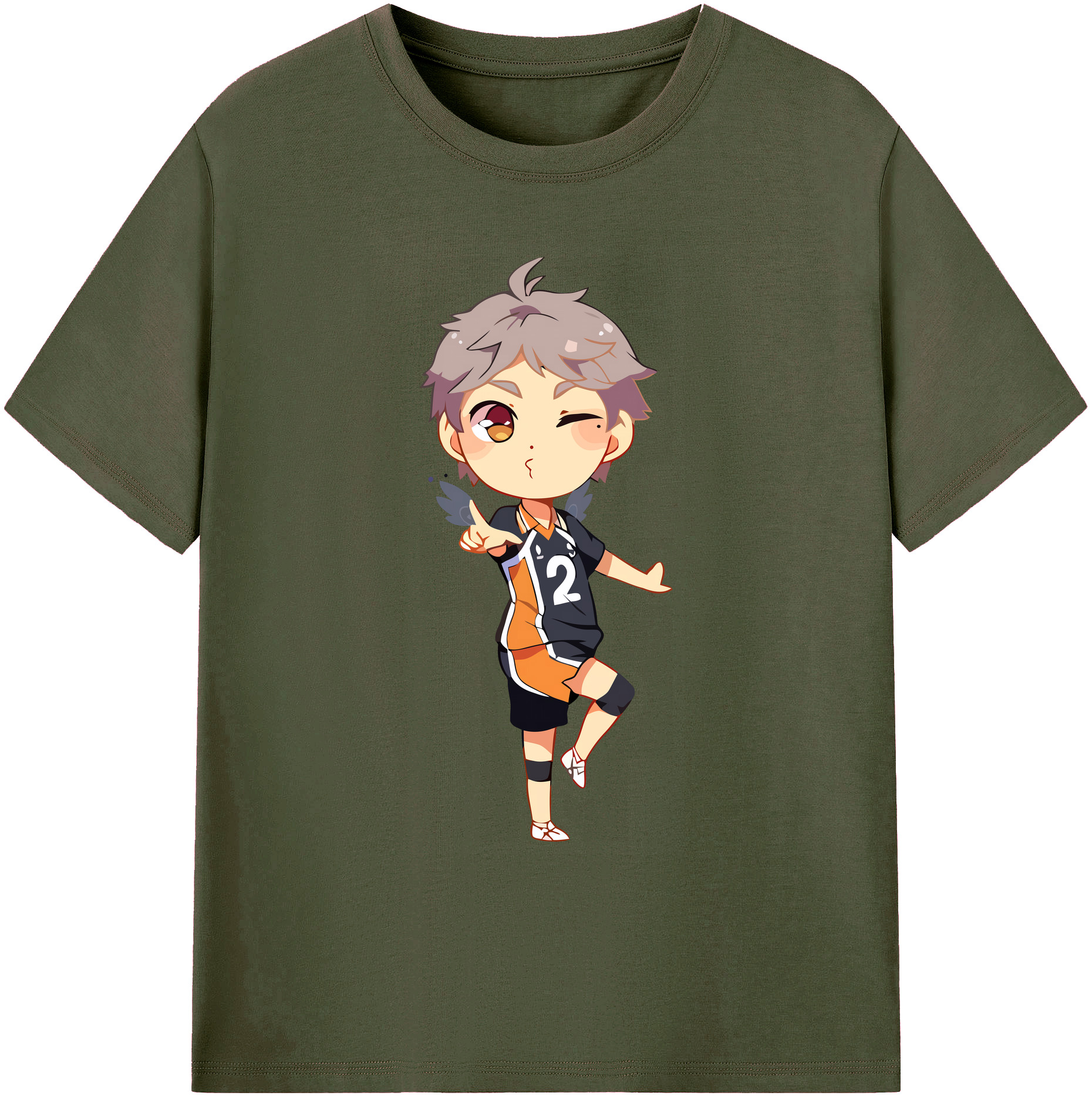 （画像用） ハイキュー!! Haikyu!! 綿100％ メンズ半袖Tシャツ｜肌触りやわらか＆通気性